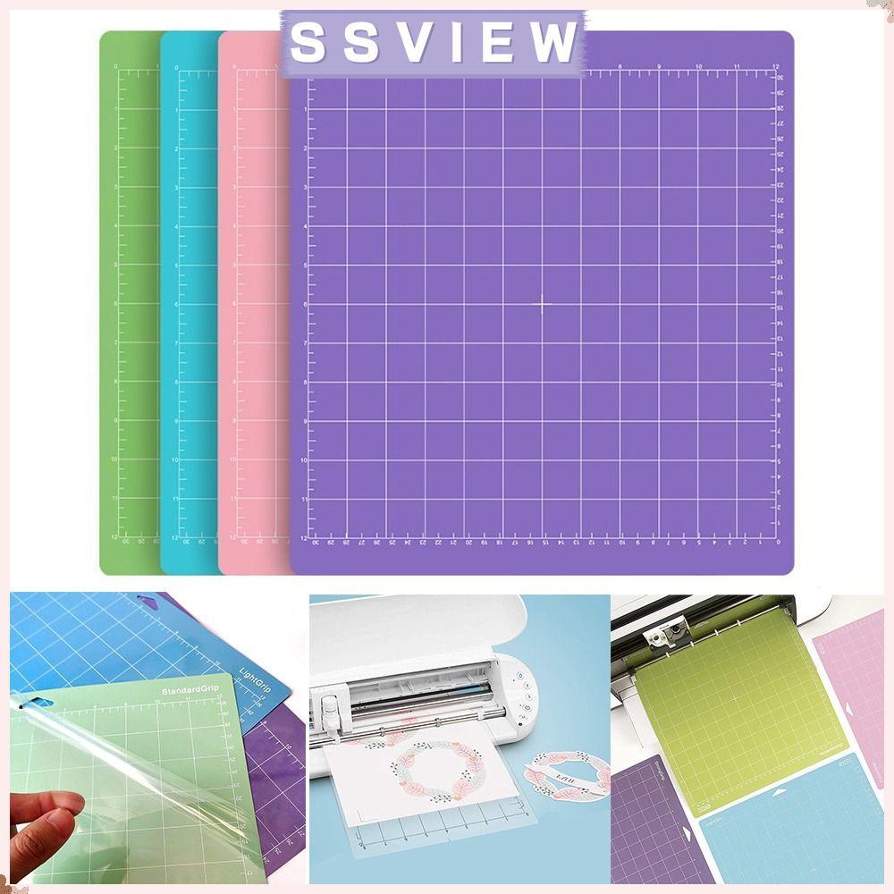 แผ่นรองตัด STILLSAVIEW, แผ่นรองตัด PVC การ์ดหนา, กาวแบบพกพา Strong Grip Cameo Silhouette Lettering|แ