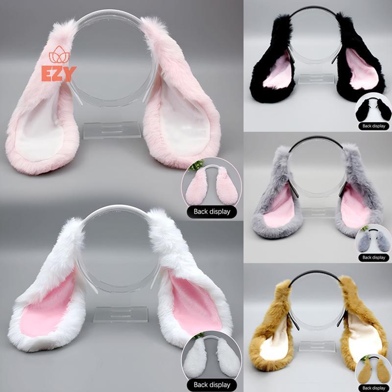 EZY น่ารักกระต่ายหูตุ๊กตาผม Hoop Headwear คอสเพลย์เครื่องแต่งกายอุปกรณ์เสริมผมสําหรับผู้ใหญ่ Party ใหม่ ราคา ถูกที่สุด ดีลบีเคเค