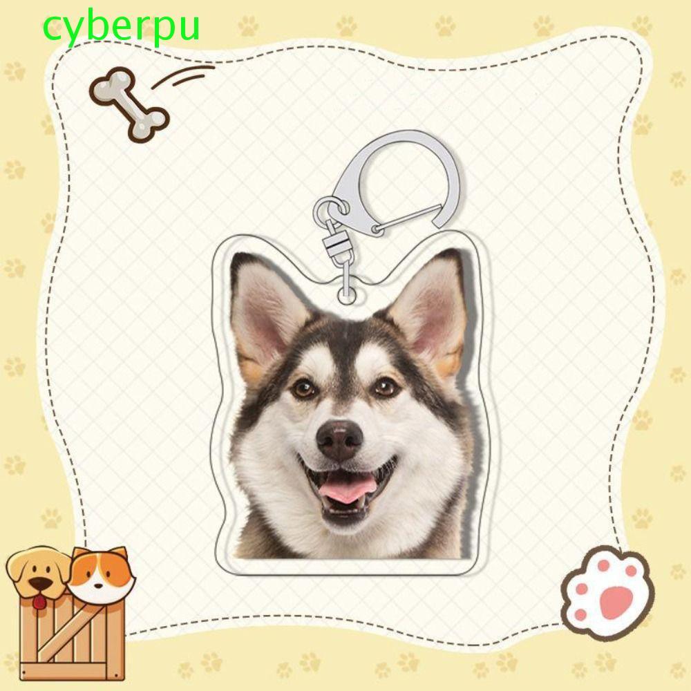 CYBERPULSE Border Collie Dog Keychain, Samoyed Poodle Labrador Puppy Pendant, Lovely Husky Golden Re