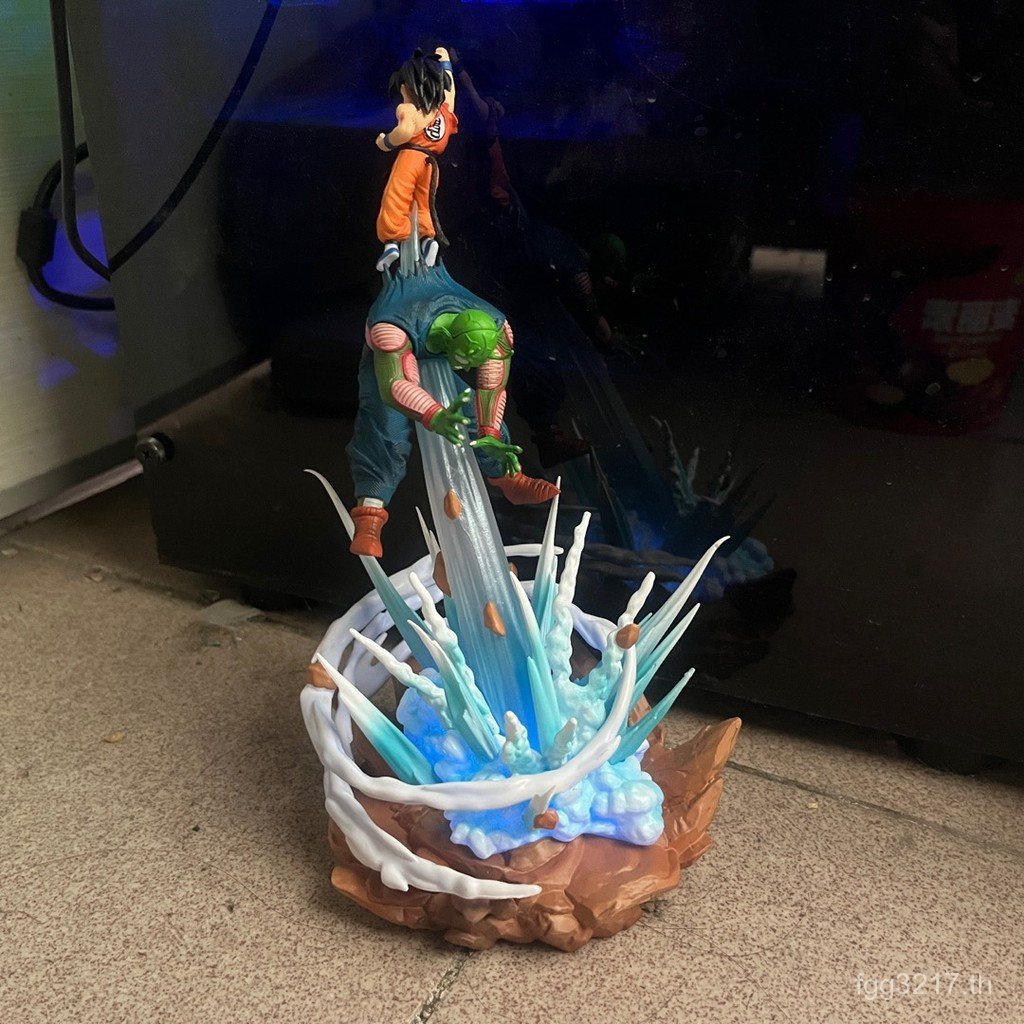 Goku Boxed Figure Piccolo Goku Super Model Figure Fighting Luminous รูปปั้น Super Saiyan SKY LTZU