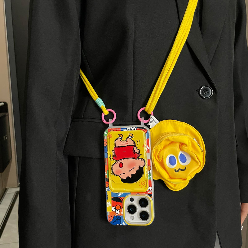 KB604 สําหรับ iPhone 17AIR 16 PRO MAX กรณี 15 Pro 14 PLUS 13 PRO MAX 12 11 XS MAX XR 7 8 PLUS ins สไตล์เกาหลี Anti-fall Lanyard แฟชั่นการ์ตูนสาวน่ารักโทรศัพท์ป้องกันกรณี - รูปที่ 4