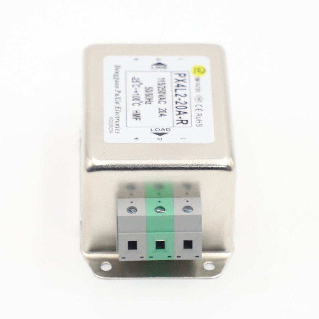 An PX4L2-20A-R Rail Type Dual Filter Power Terminal Block Puxin กรองโรงงานขายตรง 9ARF