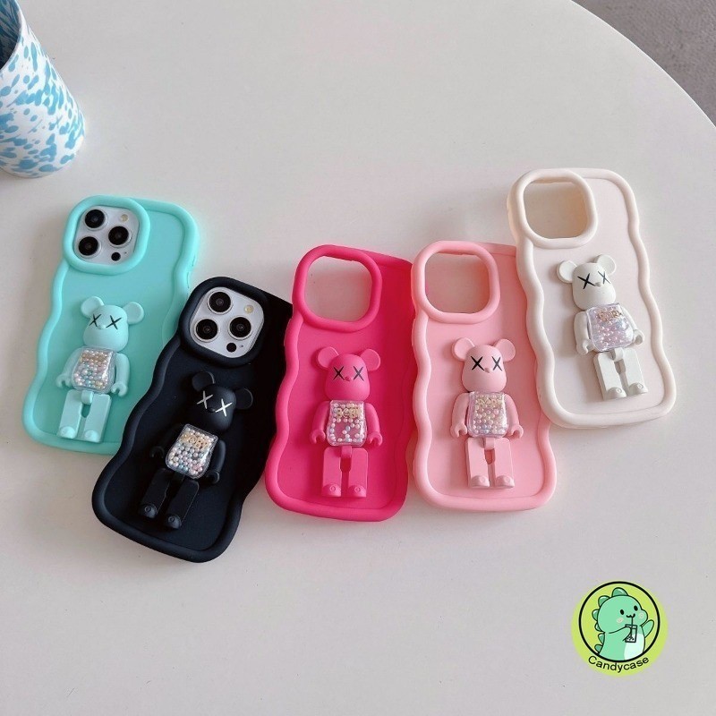 KAWS Bear Holderเคสโทรศัพท์สําหรับItel Vision 3 2 2S 1 Plus S25 Ultra S23 S18 S17 P38 P37 Pro P36 Ci