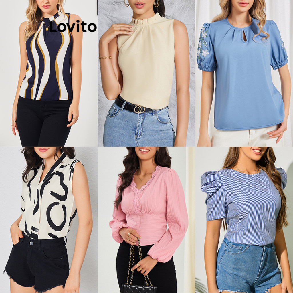 เสื้อเชิ้ต Lovito Special Sales LSA01099 (ไซส์-L)