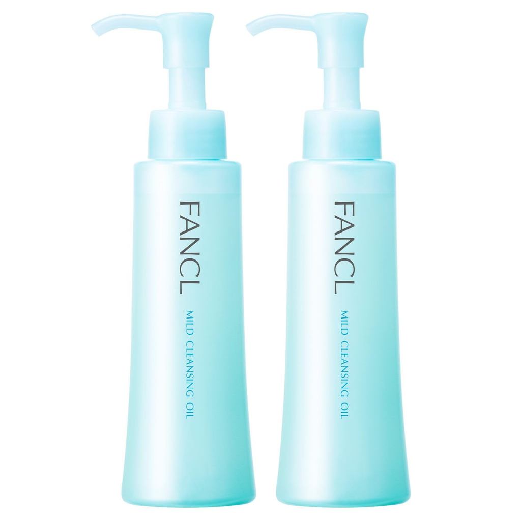 FANCL (New) Mild Cleansing Oil (120mL x 2 bottles) Additive-Free Cleansing Oil (Makeup Remover/Pore 
