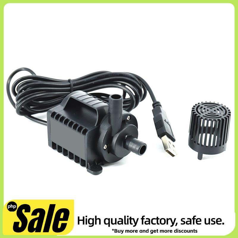 5V Submersible ปั๊มน้ํา 0-600L/H ปั๊มน้ําพุขนาดเล็ก 8 ระดับปรับ 0-7.2ft ยก USB ชาร์จสําหรับสระว่ายน้