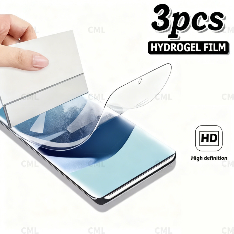 3PCS High-Definition Hydrogel สําหรับ POCO F8PRO/F8ULTRA/F7PRO/F7/F6/F6PRO/Redmi K90PROMAX/K90PRO/K8