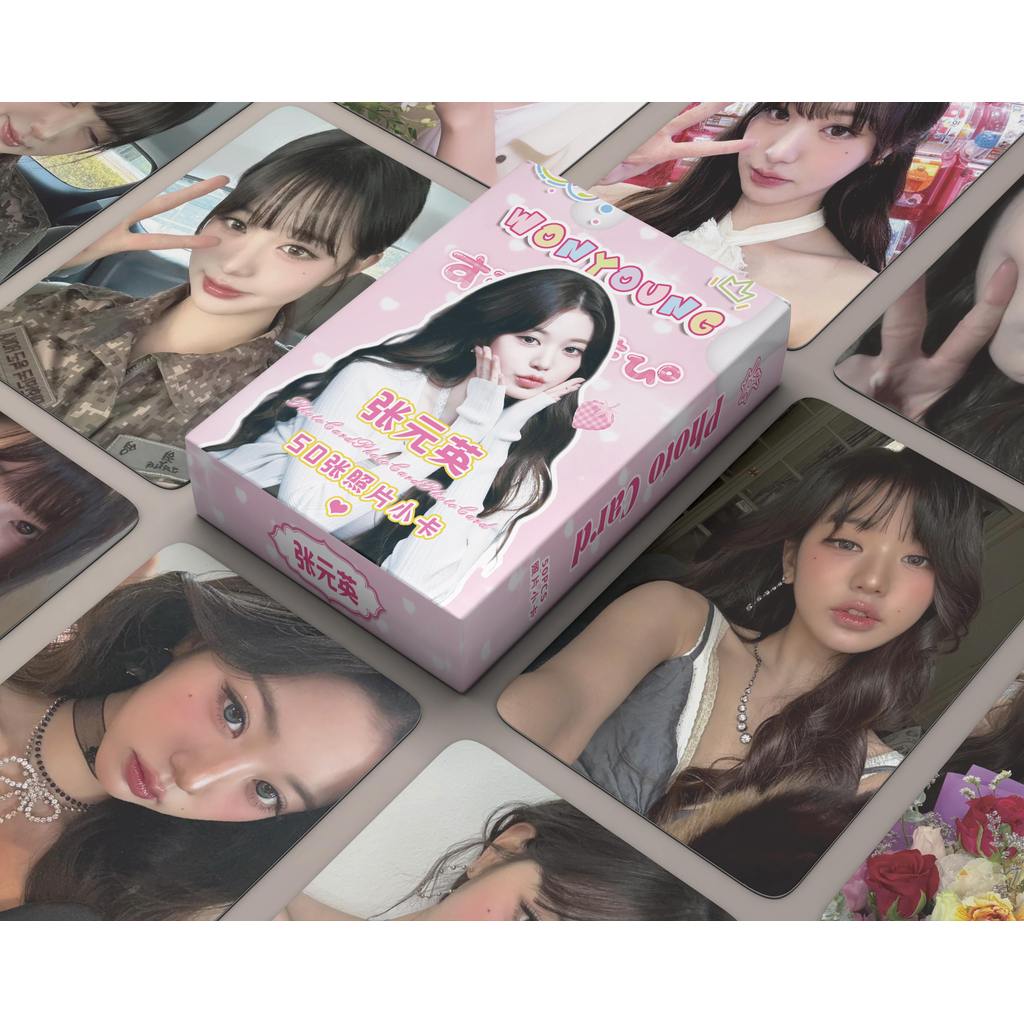 50-55pcs IVE EMPATHY โฮโลแกรมเลเซอร์ Lomo การ์ด ATTITUDE SHOW WHAT I HAVE Alive SWITCH DIVE Photocards WONYOUNG YUJIN LIZ LIZ LIZ LEESEO REI GAEUL โฮโลแกรมโปสการ์ดราคาถูก HT