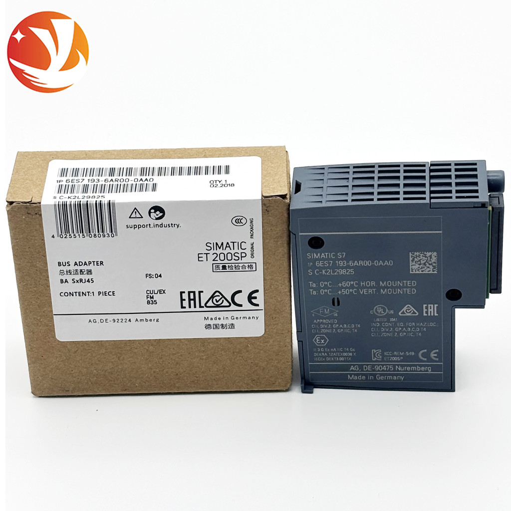 ในสต็อกคุณภาพสูงอุตสาหกรรม Automation Plc Pac คอนโทรลเลอร์เฉพาะพร้อม 6ES7193-6AR00-0AA0 Plc Logic Pr
