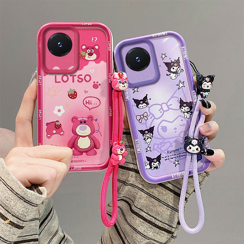 เคส vivo y02t เคส vivo y02 y02a เคสโทรศัพท์ป้องกันการโดรน่ารัก bts