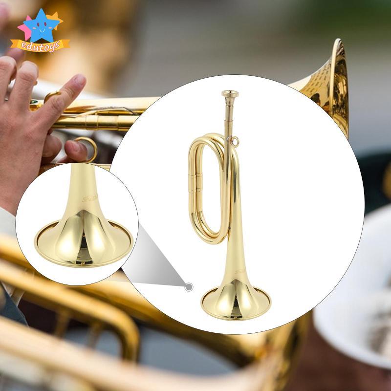 [Edstars] Bugle Horn Cavalry Trumpet เครื่องดนตรีมีนาคม Bugle สําหรับเทศกาล Orchestra