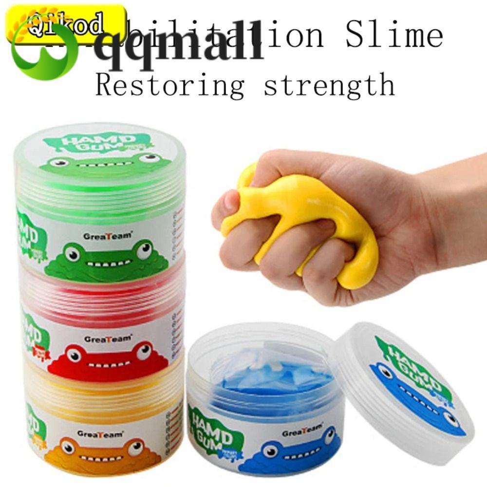 QQMALL Finger Training Putty, Soft Clay Non-Sticky Hand Putty Squiz ของเล่น,ของเล่นเพื่อการศึกษา 4 ช
