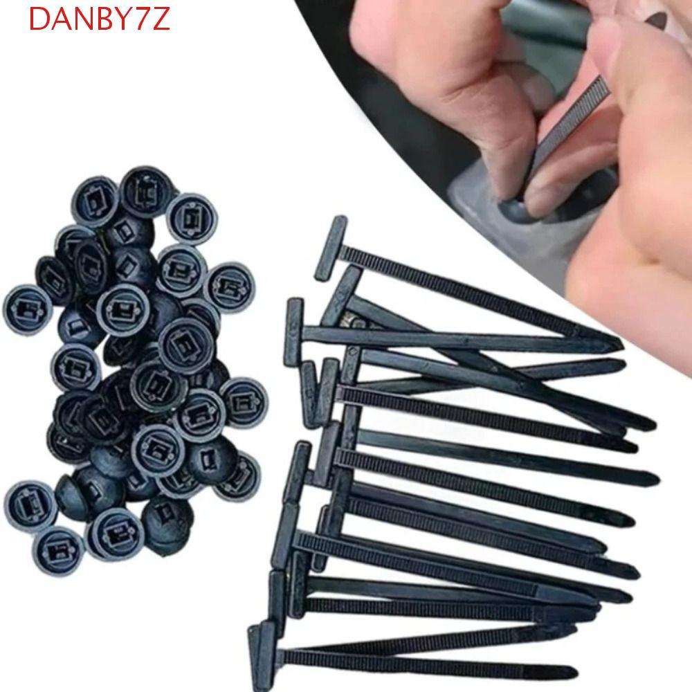DANBY7Z 20/50/100 ชิ้นไนลอน Universal Cable Tie Buckle, อเนกประสงค์ทนทาน Self-locking Zip Ties, ปรับ