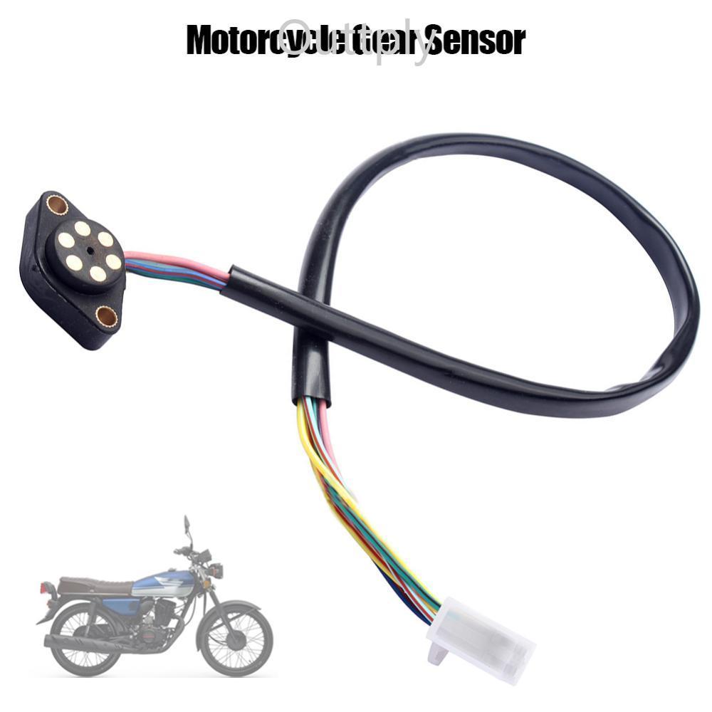 Outtply รถจักรยานยนต์เกียร์ตําแหน่งเซ็นเซอร์เกียร์ตัวบ่งชี้ Shift Sensor สําหรับ Suzuki GS125 GN125 