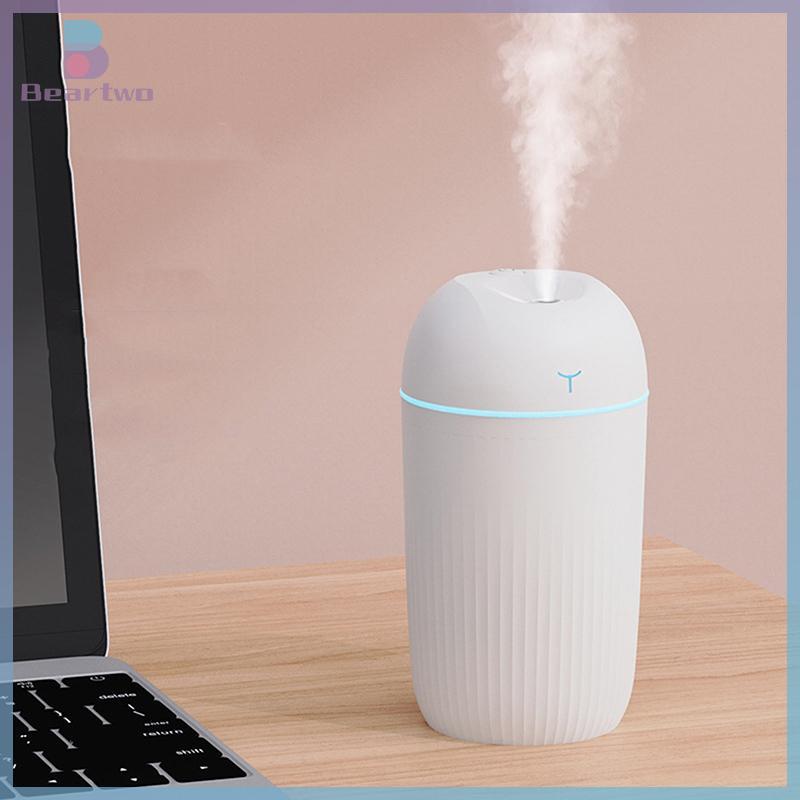 < beartwo > 420ml Mini Air Humidifier ความจุขนาดใหญ่ Home Silent Humidifier Plant Aroma Diffuser Mis
