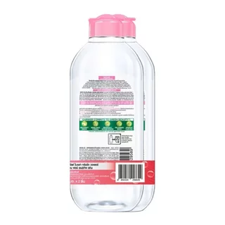 Garnier การ์นิเย่ ไมเซล่า คลีนซิ่ง วอเตอร์ ออล-อิน-1 อีเวน ฟอร์ เซนซิทีฟ สกิน 400 มล.แพ็คคู่