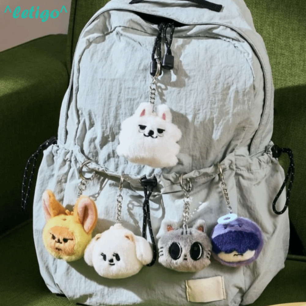 [LETIGO] TXT ตุ๊กตาตุ๊กตา,ผ้าฝ้ายKpop PPULBATU พวงกุญแจตุ๊กตา,น่ารักการ์ตูนตุ๊กตาสัตว์พวงกุญแจ