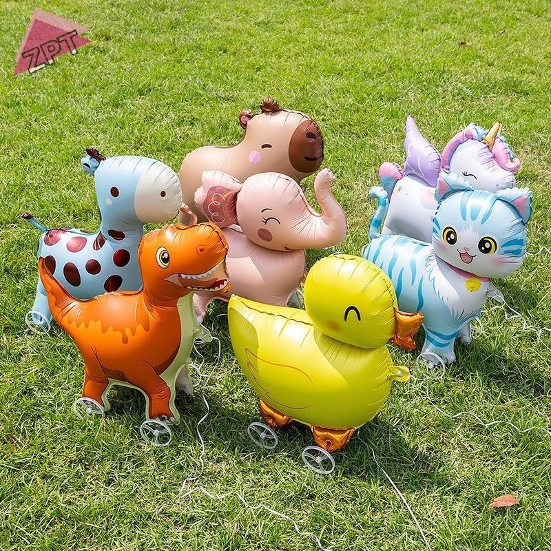 [ZPT] 4D การ์ตูนฟอยล์บอลลูนช้างยืนบอลลูนเดินล้อสําหรับเด็กตกแต่งงานเลี้ยงวันเกิดเด็กอาบน้ํา TH - รูปที่ 5