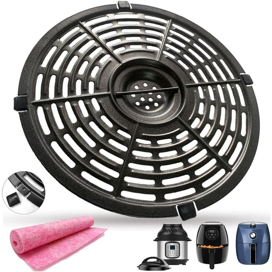 อัพเกรด 8QT Air Fryer Crisper ถาดสําหรับหม้อทันที Duo Crisp Air Fryers, 3.7QT เคลือบสองชั้น Air Frye