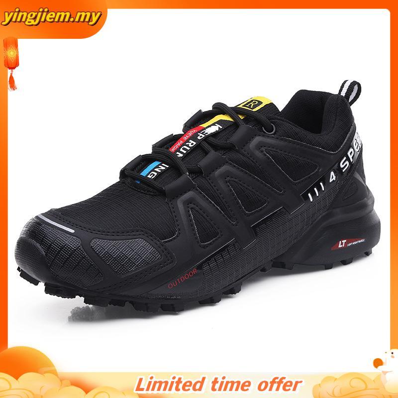 Solomon Size 36-48 รองเท้ากีฬาแฟชั่นคู่รักรองเท้าเดินป่ารองเท้าผ้าใบเดินป่า