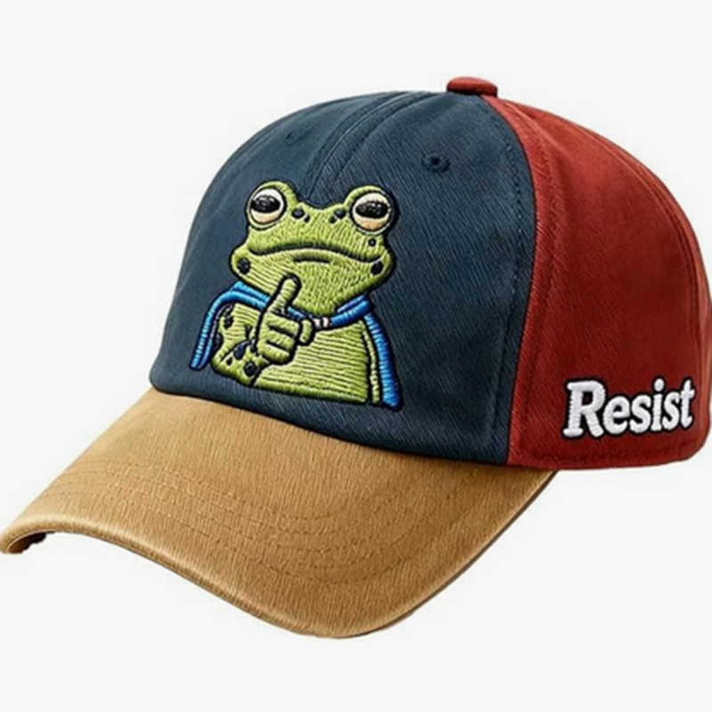 ล้างผ้าฝ้ายพิมพ์หมวกชายอเมริกัน250ครบรอบหมวกกบต่อต้านหมวกเบสบอล12.8 - รูปที่ 7