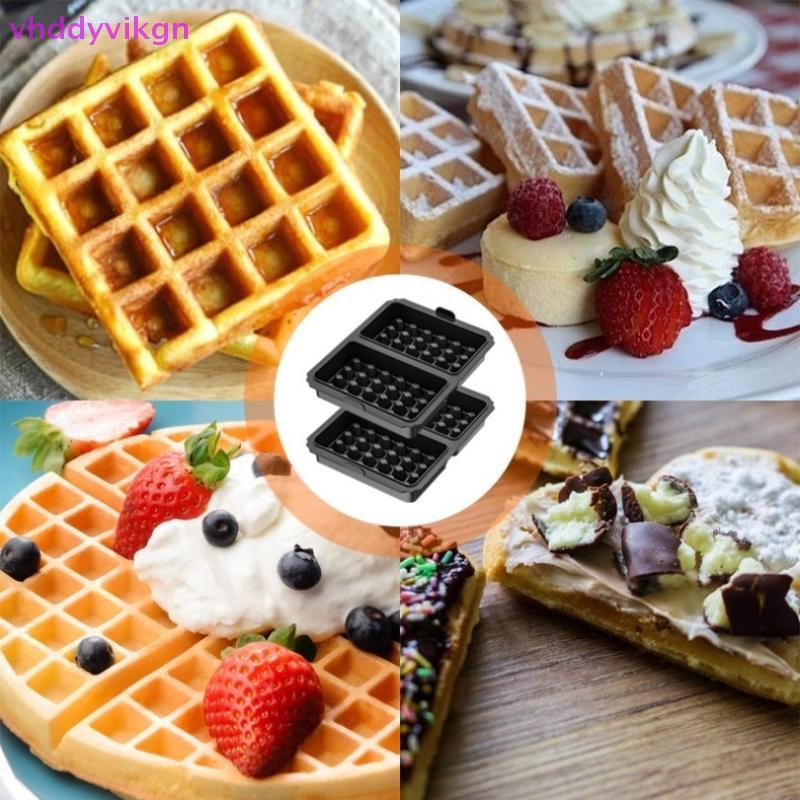 VHDD 1 ชิ้นวาฟเฟิลแม่พิมพ์ Air Fryer วาฟเฟิลซิลิโคนถาดอบสําหรับ Ninja AF300EU AF400EU AF451EU SL400E