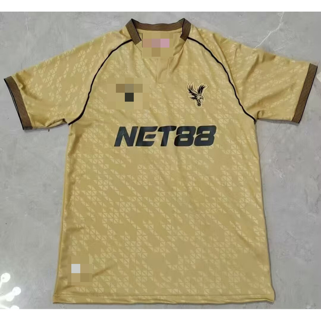 เสื้อทีมCrystal Palaceเยือน เสื้อยืดแขนสั้นสำหรับกีฬา