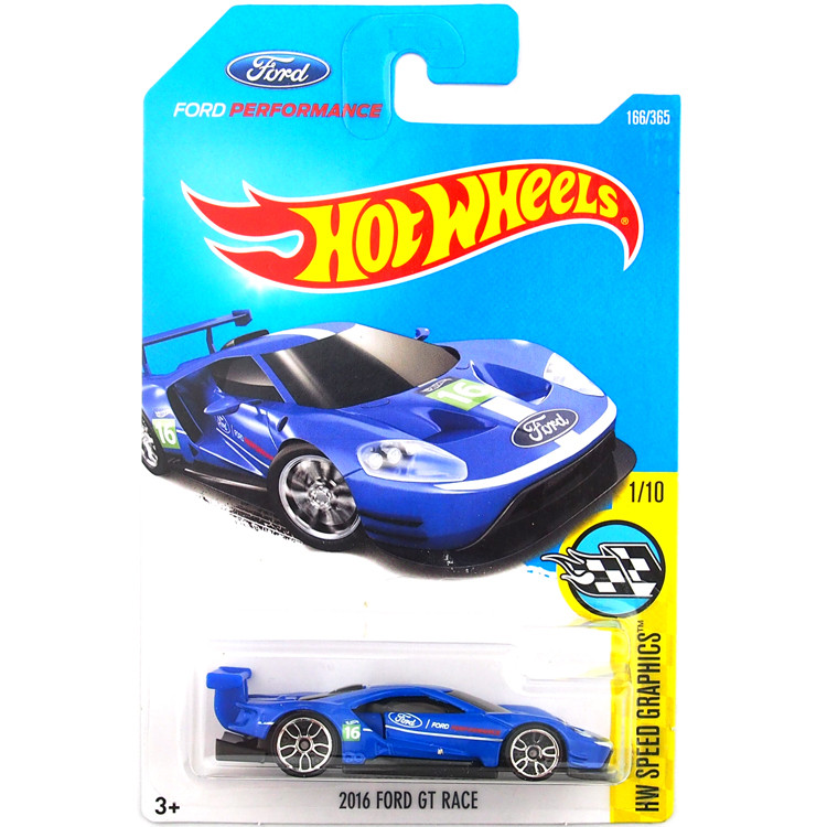 HotWheels HotWheels FORD Racing First Edition 2016 FORD GT RACE 7H 166 247
