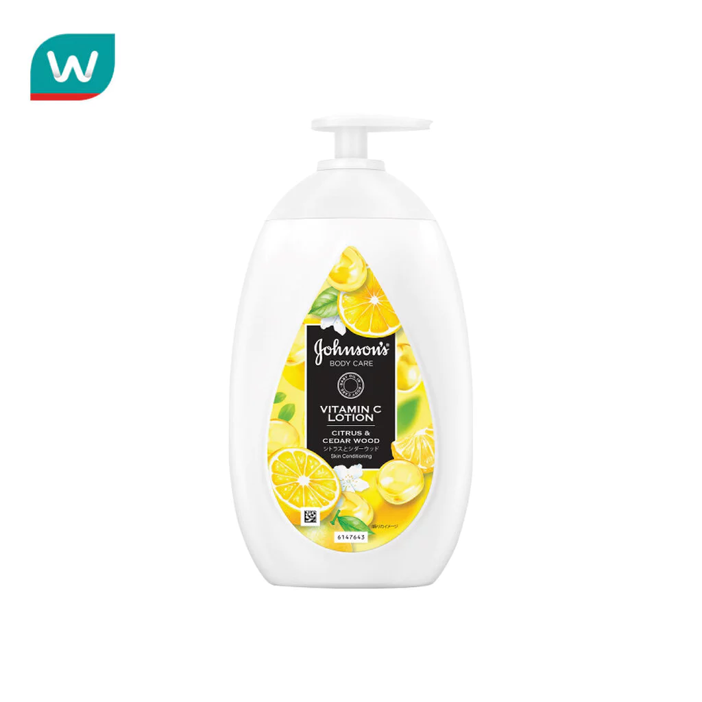 Johnson จอห์นสัน บอดี้ แคร์ โลชั่น วิตามินซี ซิตรัส แอนด์ ซีดาร์วูด 500 มล.
