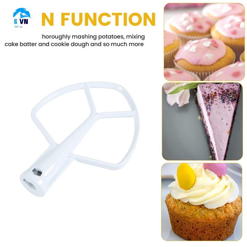 K5AB K5SS Kitchen Mixer Aid Coated Flat Beater,ทดแทนสําหรับ Mixer W10807813,9707670 อุปกรณ์เสริม .superstore123th ราคา ถูกที่สุด ดีลบีเคเค แกลเลอรีภาพที่ 4