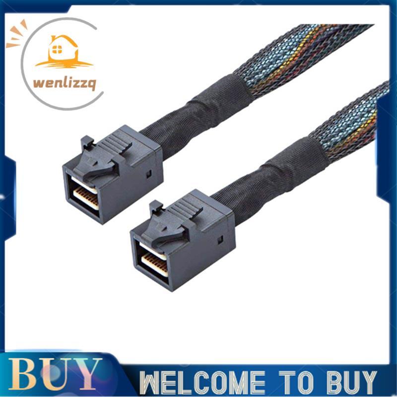 1m SFF-8643 Mini SAS HD Server เมนบอร์ด Backplane สาย SFF 8643 ถึง 8643 MINI SAS สําหรับคอมพิวเตอร์ฮ