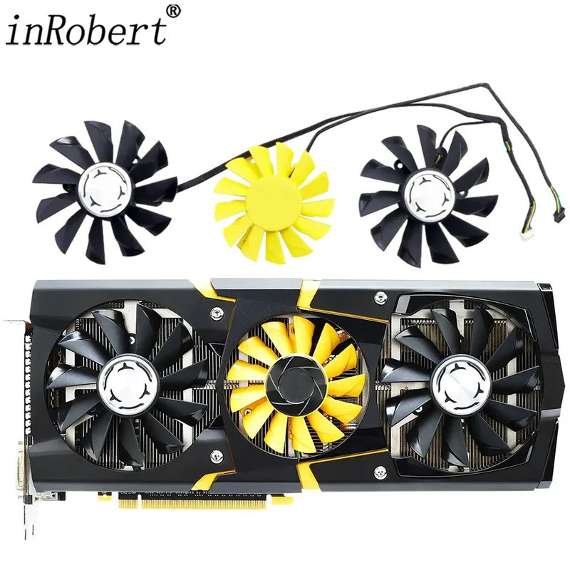 สําหรับ MSI GeForce GTX 780 RADEON R9 290 LIGHTNING พัดลมการ์ดวิดีโอใหม่ GTX780 R9290 กราฟิกการ์ดพัด