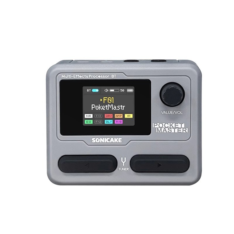 พร้อมส่ง Sonicake Pocket Master Pocket Master เครื่องมือเอฟเฟกต์แบบบูรณาการบันทึกภายใน Lithium Ba