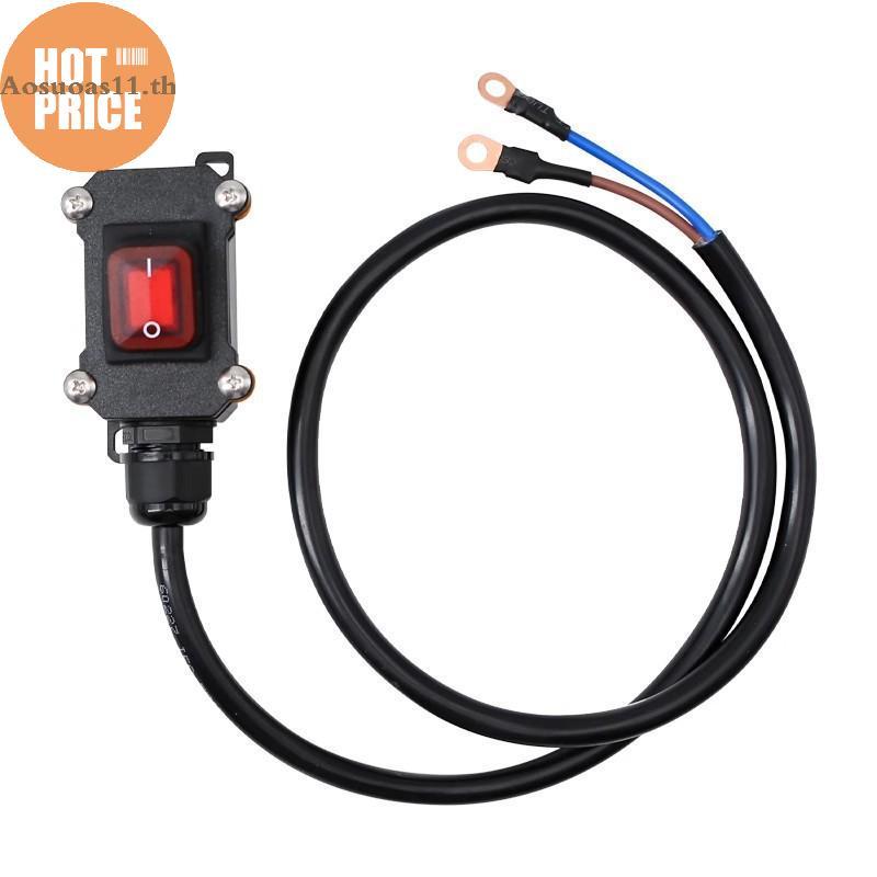 Aosuoas แบตเตอรี่พลังงานรถจักรยานยนต์ตัดการเชื่อมต่อ 12V/24V กันน้ําตัด Isolator Heavy Duty Kill TH.
