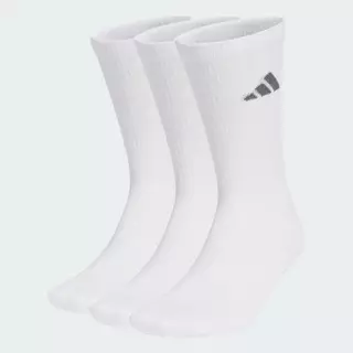 adidas ไลฟ์สไตล์ ถุงเท้ารองรับแรงกระแทกความยาวครึ่งแข้ง SPORTSWEAR (3 คู่) Unisex สีขาว KR7118