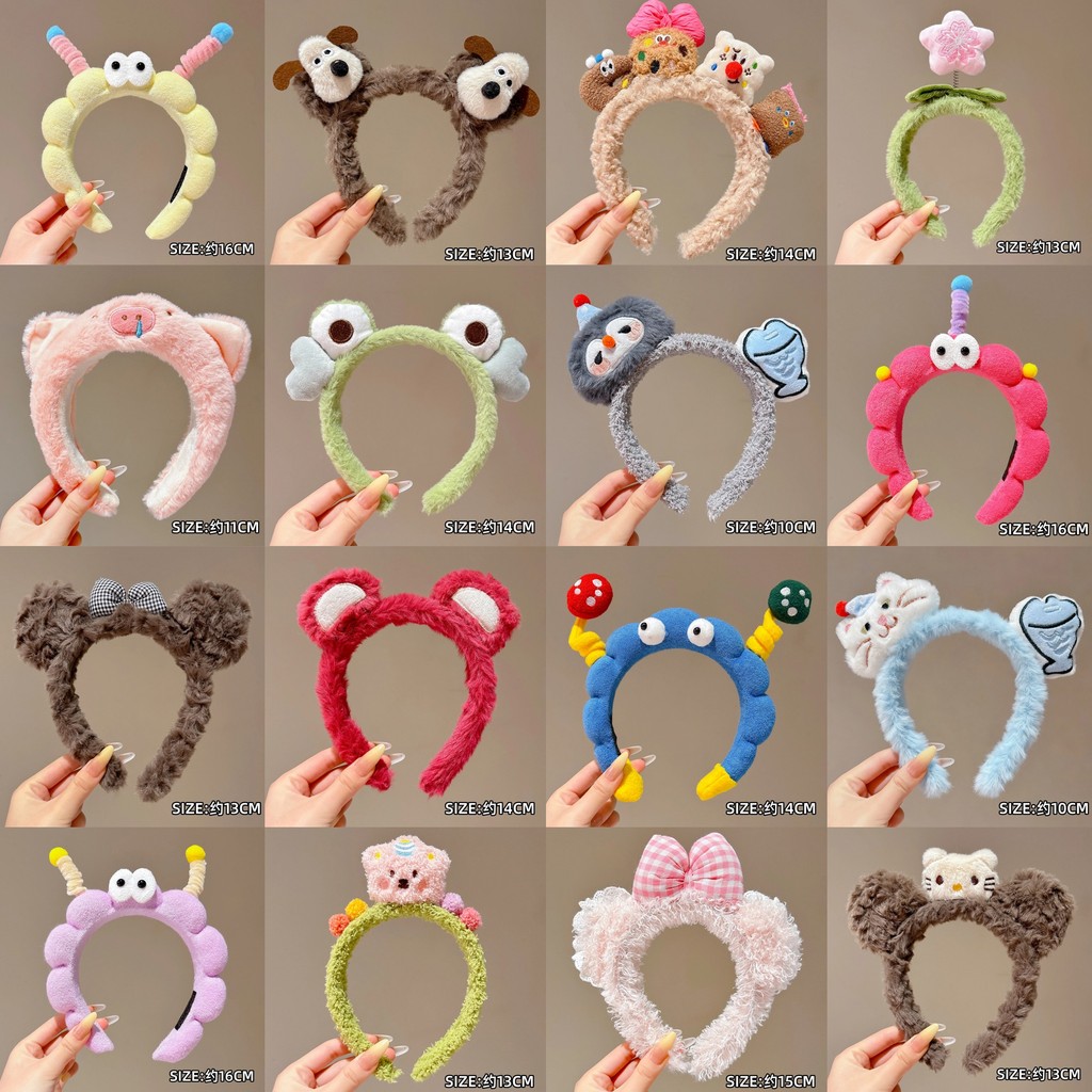 ห่วงผมการ์ตูนน่ารักสำหรับผู้หญิง ออกแบบมาอย่างสร้างสรรค์และตลก เป็นเครื่องประดับผมที่ทำให้คุณมีความสดใส