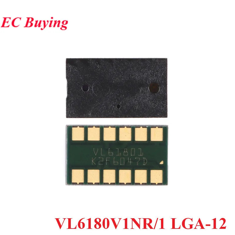 VL6180 VL6180V1 VL6180V1NR/1 LGA-12 Time-of-Flight (ToF) Range Finder Optical Ranging Proximity Sens