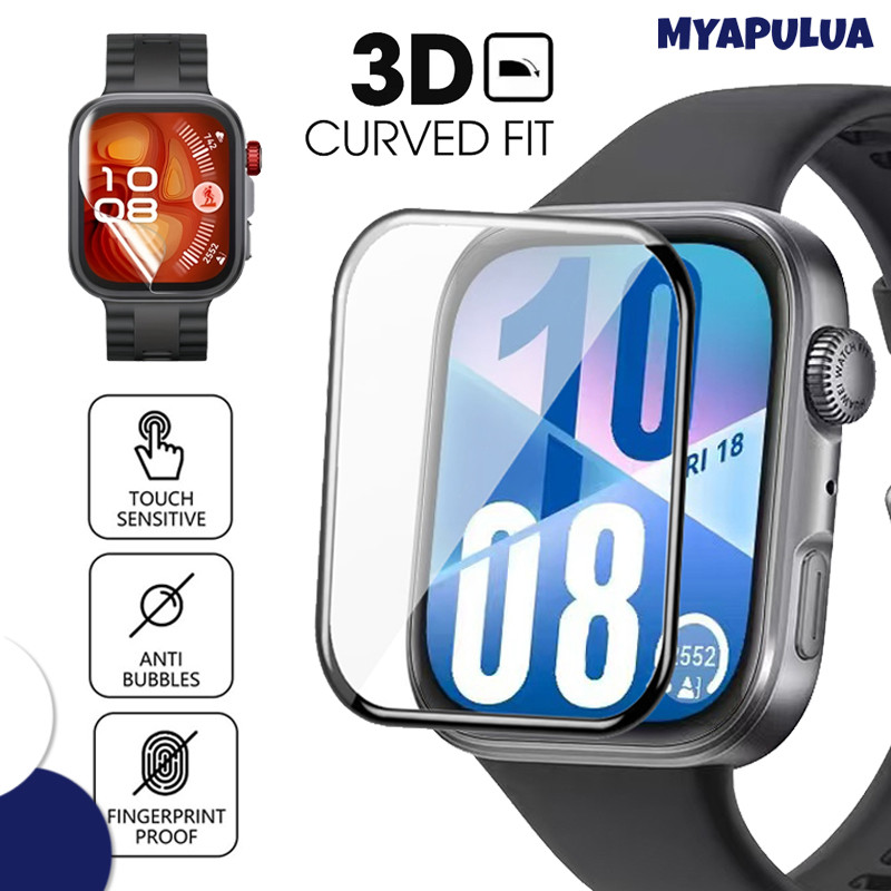 ฟิล์มกระจกนิรภัย TPU นุ่ม/3D for Smartwatch Huawei Watch Fit 5 4/5 4 Pro/3 อุปกรณ์ป้องกันหน้าจอ for Huawei Watch Fit 5