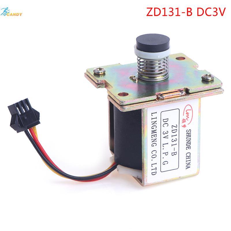 NDY ZD131-B DC3V วาล์วแก๊สเครื่องทําความร้อนไฟฟ้า - Air คอลัมน์ควบคุมอุปกรณ์เสริมพร้อมด้ายสําหรับเคร