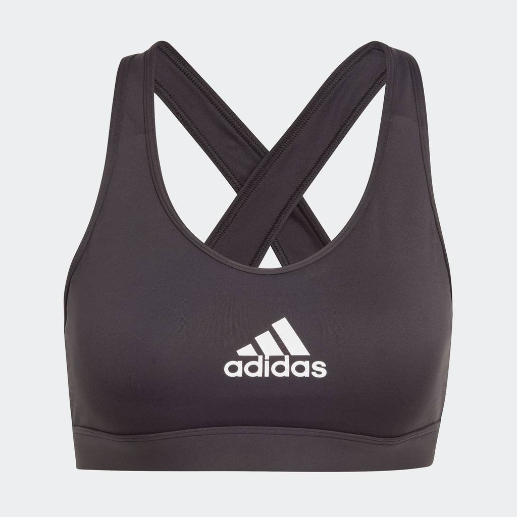 adidas Gym & Training สปอร์ตบราซัพพอร์ตระดับปานกลาง PrimeLiftreact ผู้หญิง สีดำ HT5016