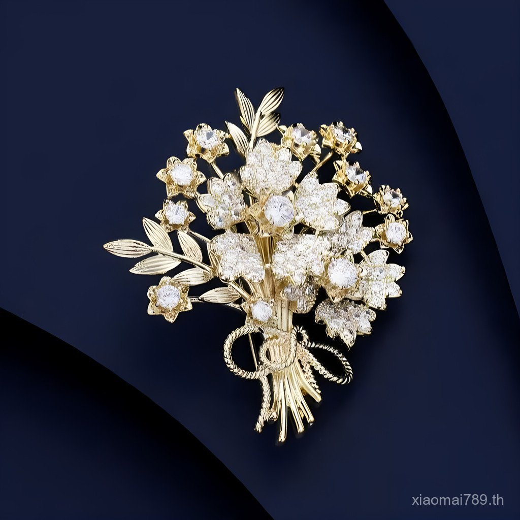 เข็มกลัดแฟชั่น Fortune Tree สไตล์หรูหรา ใช้งานได้หลากหลายโอกาส