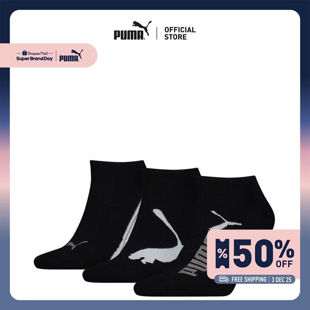 PUMA SOCKS - PUMA Unisex Sneaker Socks 3 pack Black - 93569502