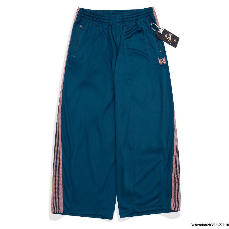 6XRE Needles Track Pants Butterfly Embroidered Wide-Leg Pants Japanese Fashion Brand Loose Track Pan