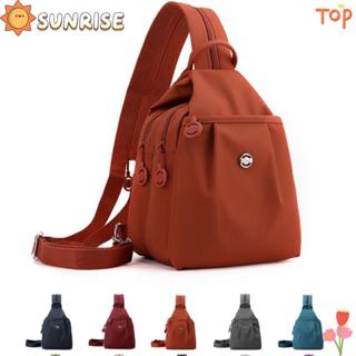 กระเป๋าเป้กันน้ำหลายชั้นสำหรับการเดินทาง มีห่วมหน้าอกและใช้ง…