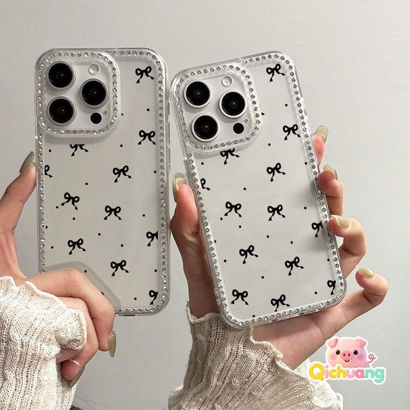 เงาBowknotสําหรับVivo V50E V50 Lite V40 V30 V30E V29 V27 V23 V23E T4X T3 Ultra Liteเคสโทรศัพท์หรูหรา