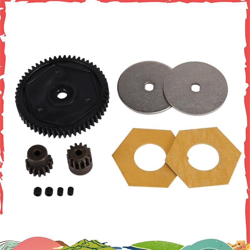 54T Spur Gear 13T & 15T เกียร์มอเตอร์สําหรับ SCX10 II 90046 90047 1/10 RC Crawler รถอะไหล่อัพเกรด,สี