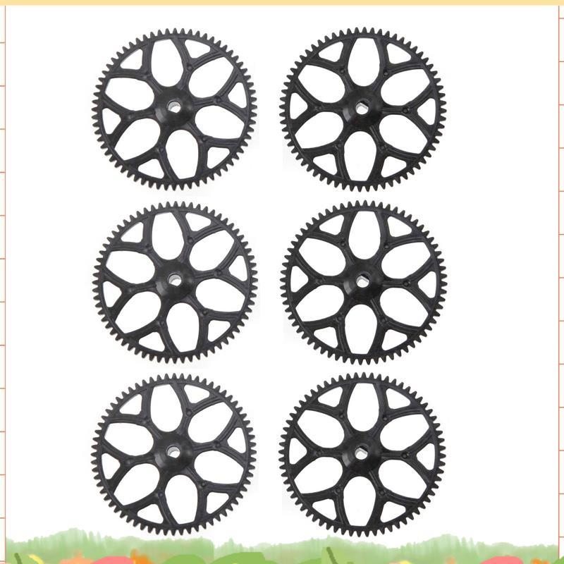 6 ชิ้นเกียร์หลักสําหรับ WLtoys V911S V977 V988 V930 V966 XK K110 RC เฮลิคอปเตอร์เครื่องบิน Drone อะไ