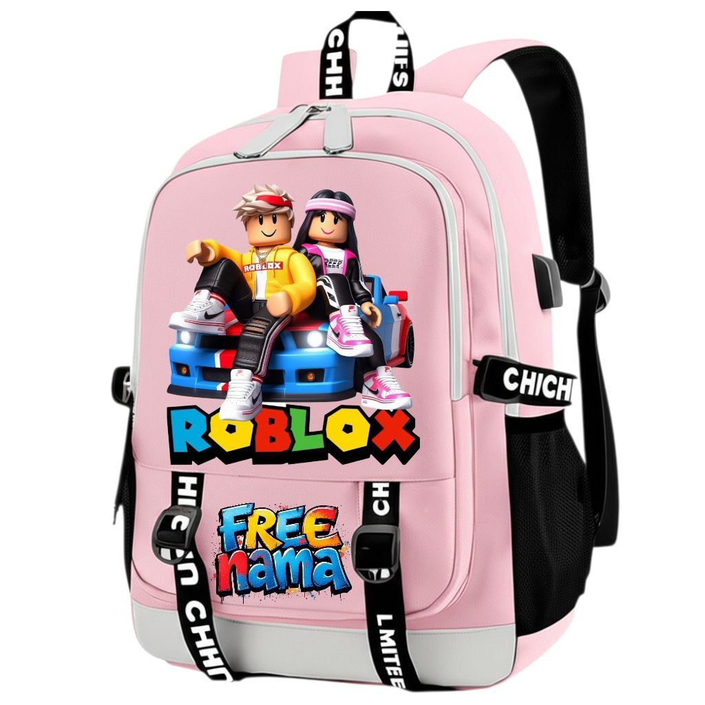 NDS - ROBLOX Motif Backpack for Boys and Girls FREE NAME กระเป๋าเด็กอินเทรนด์