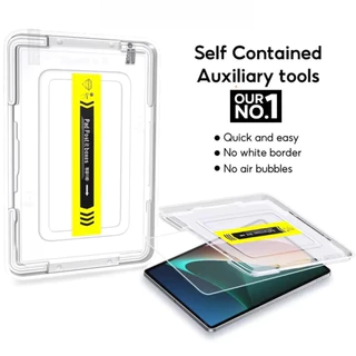 นฟิล์มกระจกนิรภัยติดง่าย สำหรับ iPad Gen11 A16 Gen10 Mini6/7 Air7/6/5/4 Pro10.5 Air3 Gen7/8/9 10.2 Pro11 Pro12.9