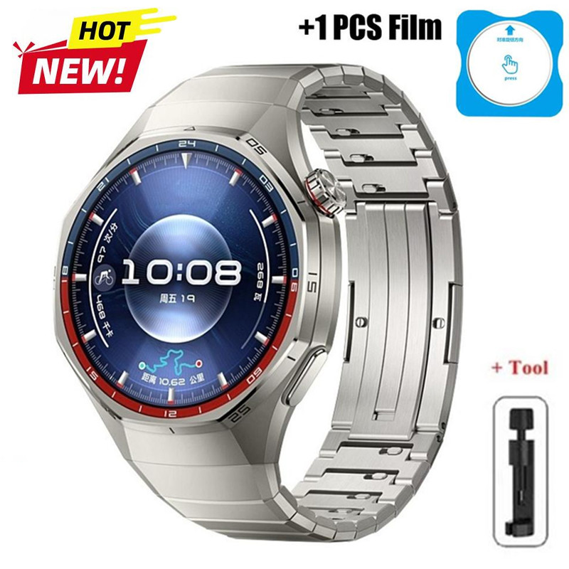 No Gaps Luxury Titanium Strap + กระจกนิรภัยสําหรับนาฬิกา